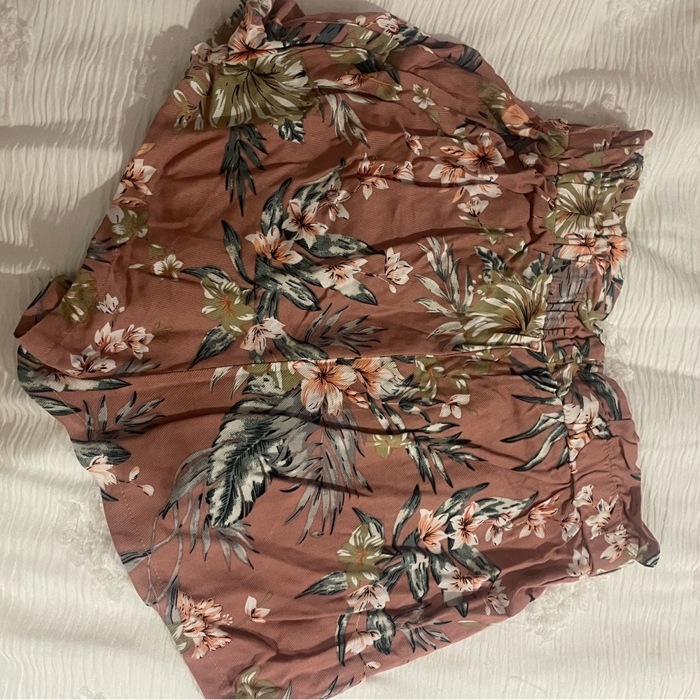 Zaful brown flowey shorts: Size Medium